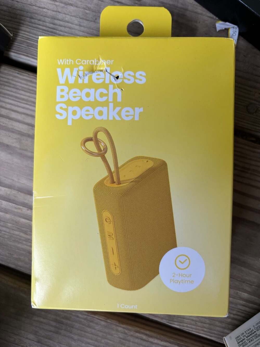 GEMS Wireless Beach Speaker - Yellow